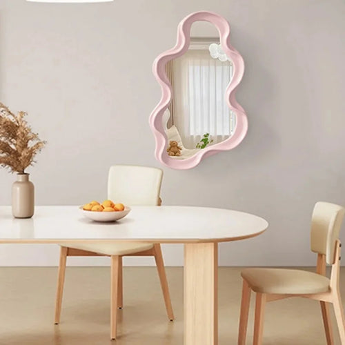 miroir nuage kawaii sur pied pour maquillage et décoration - vue 3 sur 12