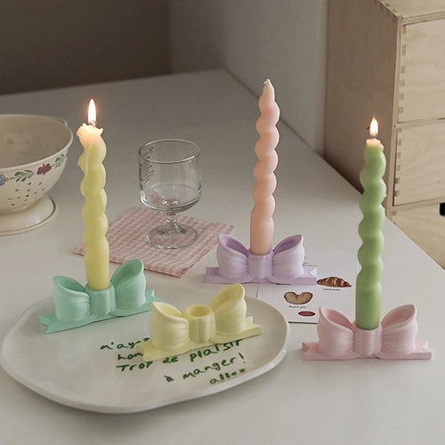 bougeoir vintage coréen en forme de nœud décoratif créatif