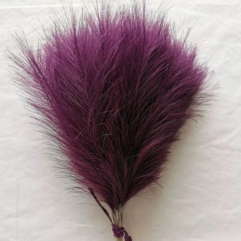 fleurs artificielles herbe de pampa pour décoration intérieure et fêtes - vue 20 sur 20