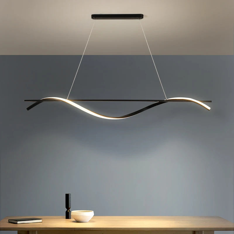 lampes suspendues led modernes qiyimei décoratives minimalistes