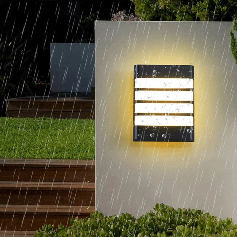 applique murale led extérieure étanche pour jardin balcon - vue 5 sur 10
