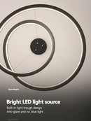 Living Room Chandelier Simple And Creative Ring Lamp Modern Lamp Bar Table Lamp Nordic Light Luxury Hall Ceiling Chandelier