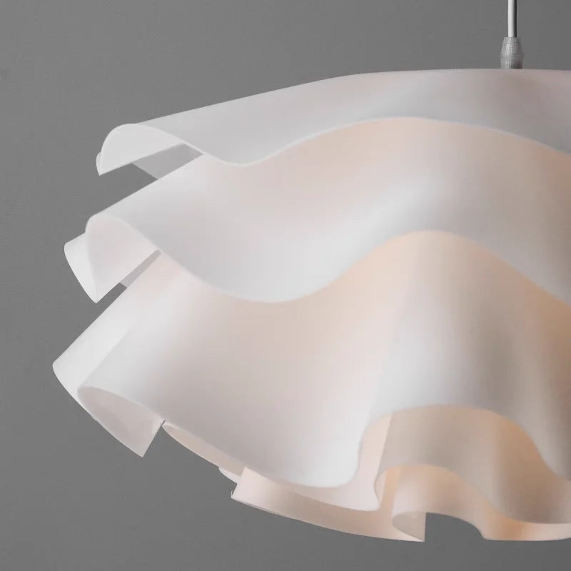 lustre nordique à fleurs pour éclairage intérieur décoratif - vue 5 sur 8