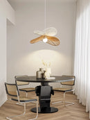 Nordique Wabi Sabi suspension LED lumières pour salon décoration de la maison en rotin chambre Lustre Loft lampe suspendue Lustre luminaire