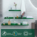 Acrylic Shelf for Wall Storage,Floating Bookshelves,Display Shelf Organizer for Bathroom,Bedroom,Living Room,Kitchen,Room Decor