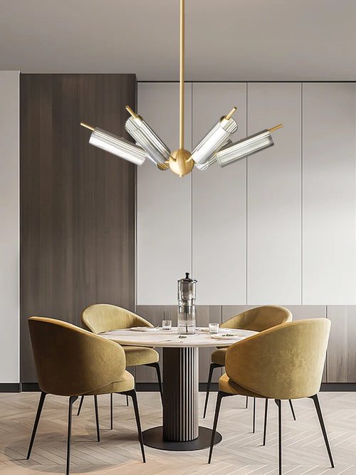 Minimalist copper pendant light for modern decor - vue 3 sur 12