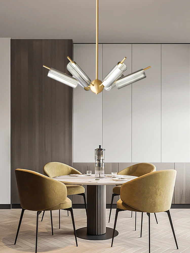 Minimalist copper pendant light for modern decor - vue 3 sur 12
