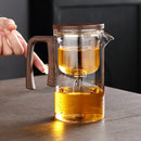 Theiere cafetiere verre chauffant infuseur filtre separateur