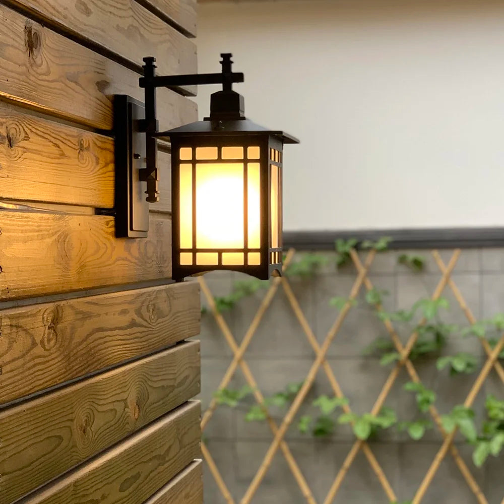 applique murale led étanche pour extérieur jardin balcon cour allée - vue 3 sur 6