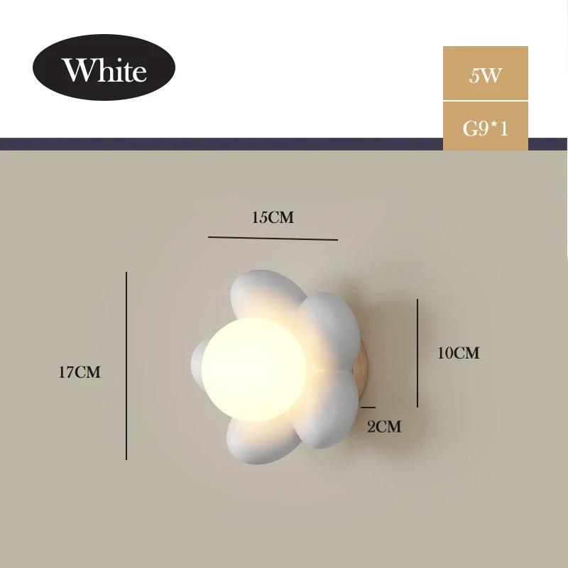 suspension moderne en forme de fleur pour chambre enfant - vue 10 sur 10