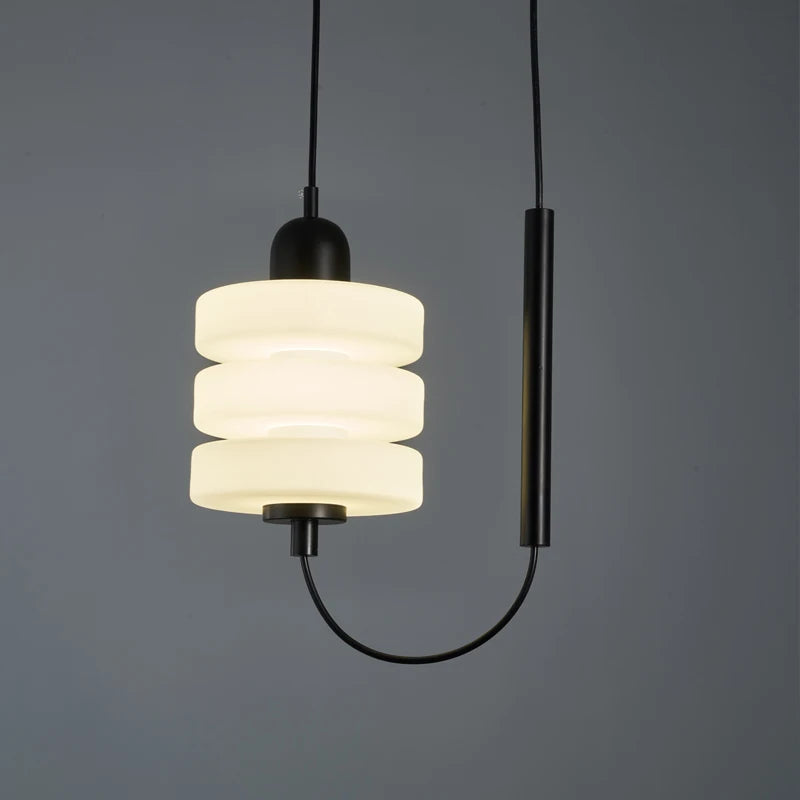 suspension scandinave en verre design minimaliste pour éclairage intérieur - vue 7 sur 7