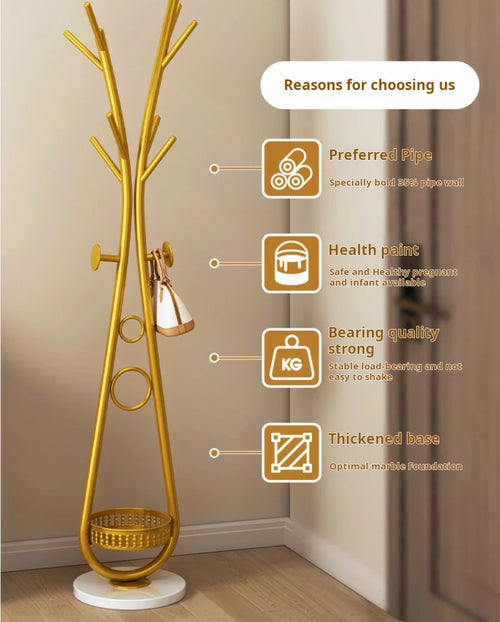 porte-manteau au sol pour rangement et organisation pratique - vue 3 sur 14