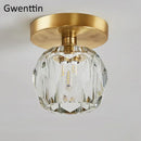 plafonnier moderne en cristal pour décoration intérieure élégante
