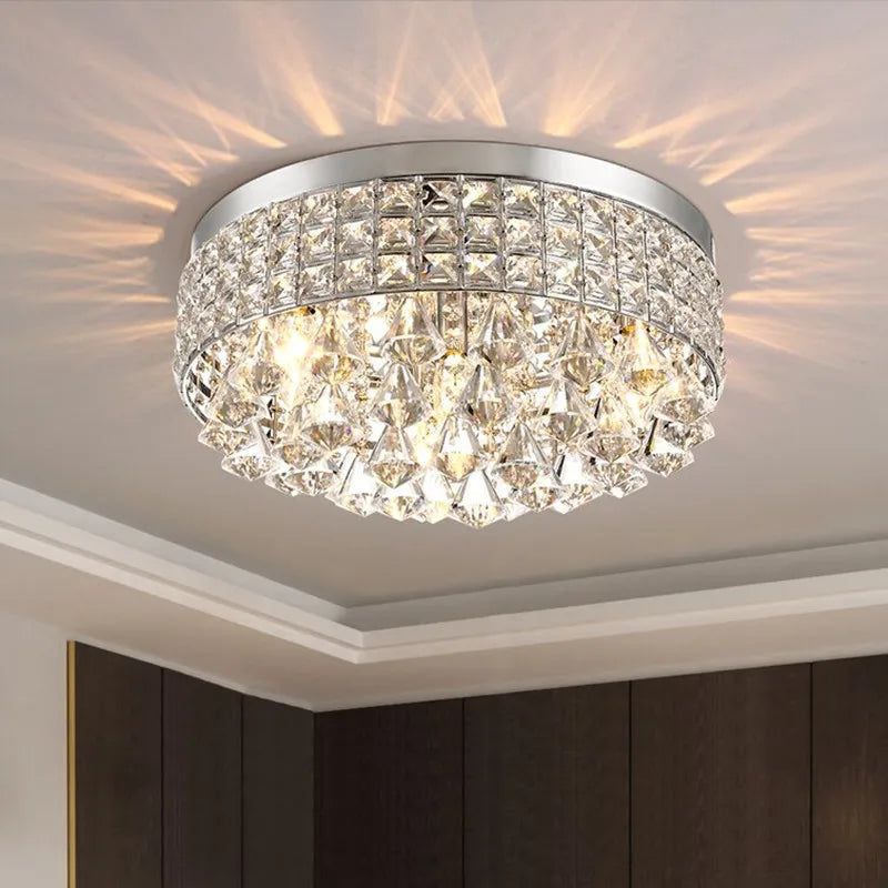 plafonnier en cristal design moderne pour intérieur élégant - vue 3 sur 8