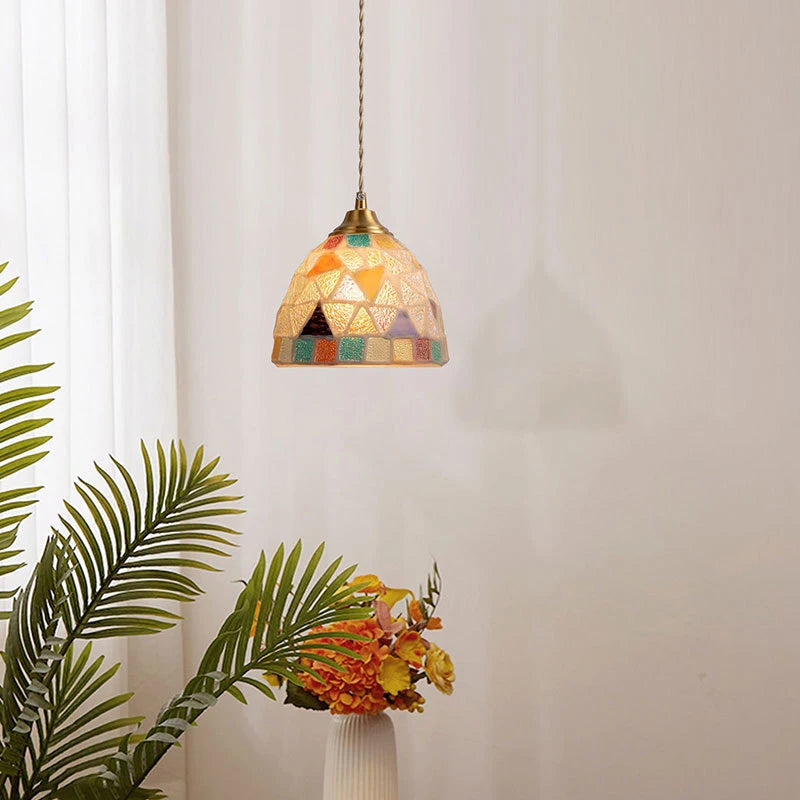 suspension en coquillage pour éclairage décoratif intérieur