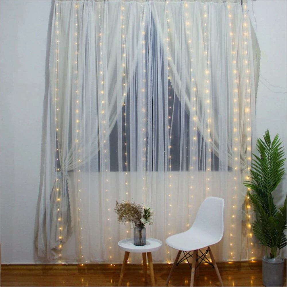guirlande lumineuse led à piles pour décorations festives et mariage - vue 6 sur 10