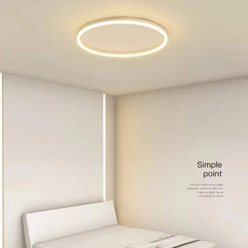 Plafonnier circulaire Alec nordique pour salon salle à manger chambre Lampara Techo Plafonnier Led Lampa Sufitowa - vue 3 sur 13