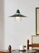 Original umbrella-shaped pendant light with colourful design for interior decoration