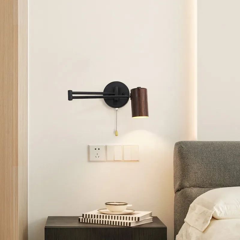 lampe de chevet nordique pivotante pour lecture et étude - vue 4 sur 12