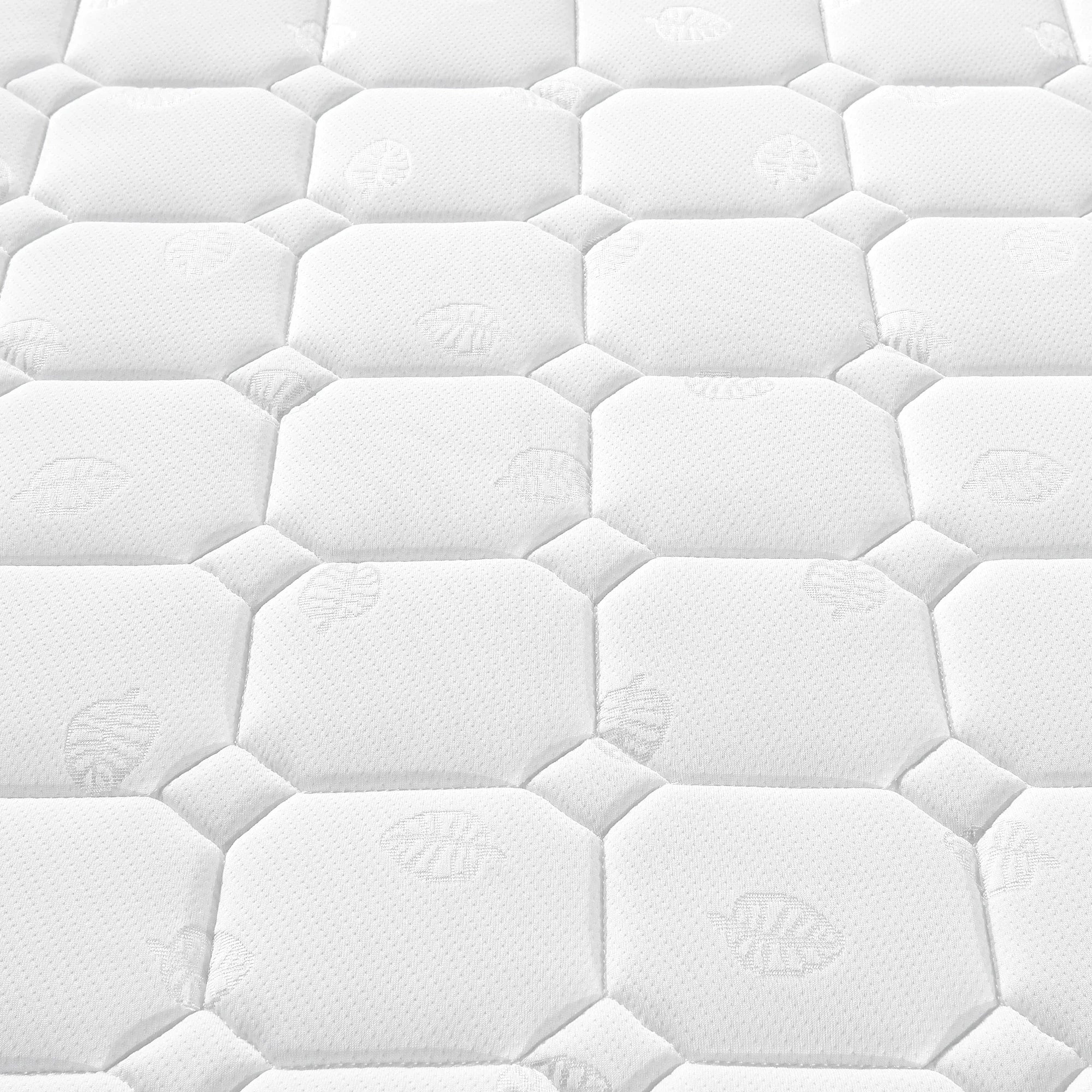 VSOGA Spring Core Mattress, 7-zone Cold Foam Mattress, Pocket Springs, Quilted Microfiber Cover, Firmness Level H3, Height 25 Cm - vue 6 sur 7