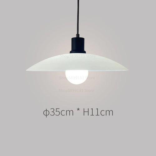 Nordic minimalist LED pendant light Danish designer flying saucer - vue 15 sur 16