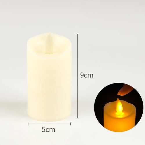 lampe à poser électrique avec bougies sans flamme pour décorations festives - vue 14 sur 14