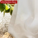 Voilage moderne en tulle uni pour salon chambre