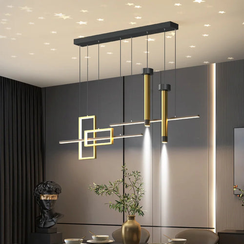 lustre moderne luxe en verre étoilé pour intérieur - vue 4 sur 12