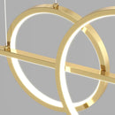 Modern minimalist LED chandelier for home decor