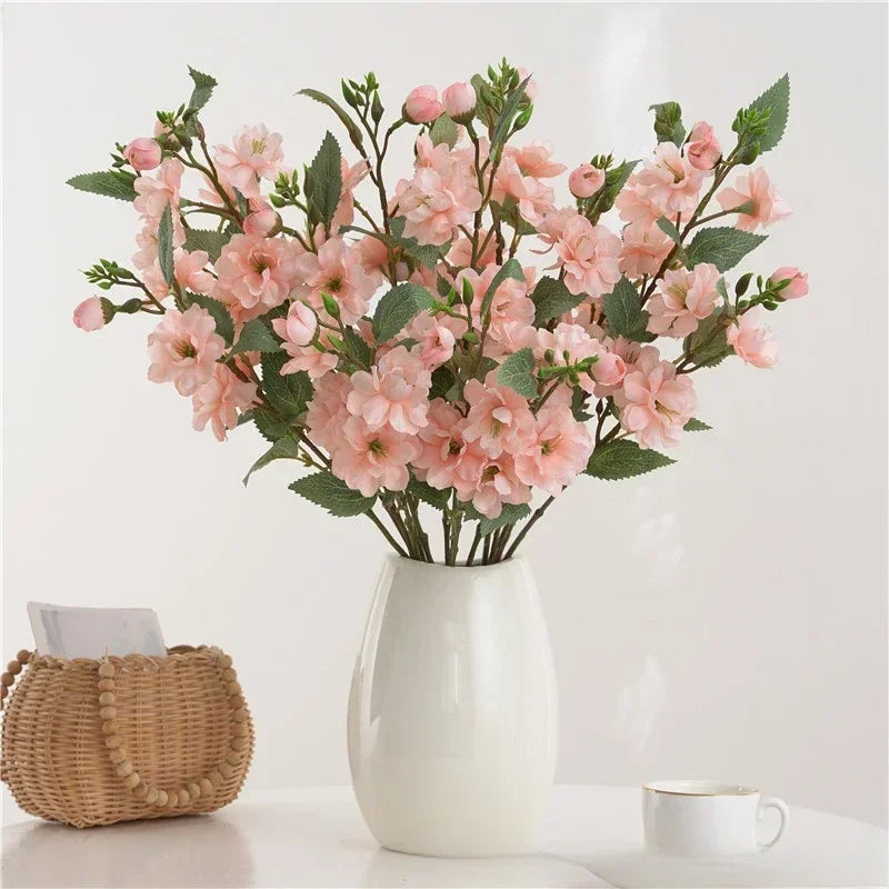 bouquet de roses artificielles en soie pour décoration intérieure - vue 6 sur 11