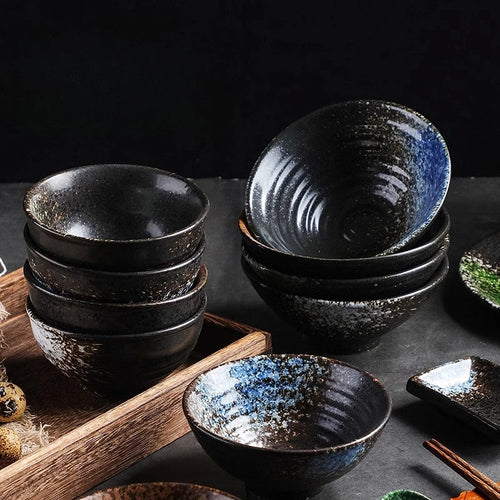 bol céramique forme corne style japonais 5 pouces