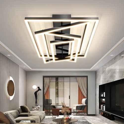 Plafonnier moderne à LEDs Style industriel pour salon salle à manger chambre décoration de la maison