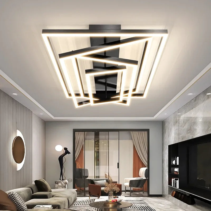 Plafonnier moderne à LEDs Style industriel pour salon salle à manger chambre décoration de la maison