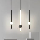 lustre à barre longue suspension avec éclairage led