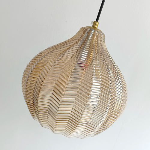 Suspension nordiques en verre ambre lampe suspendue Luminaires de cuisine E27 Restaurant chambre chevet décor lampe Luminaires - vue 5 sur 14