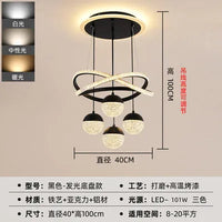 lustre moderne en led pour décoration intérieure élégante et luxueuse