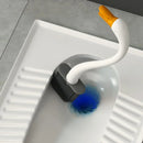 Goose Shape Toilet Brush - Wall-Mounted Corner Cleaner, Refillable Detergent, Funny Silicone TPR Brush, Bathroom Decor Accessory