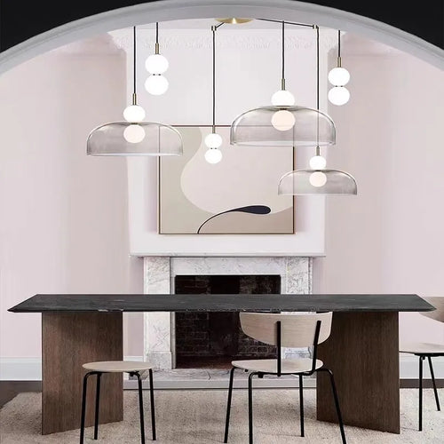 suspension en verre design pour décoration moderne et élégante - vue 3 sur 15