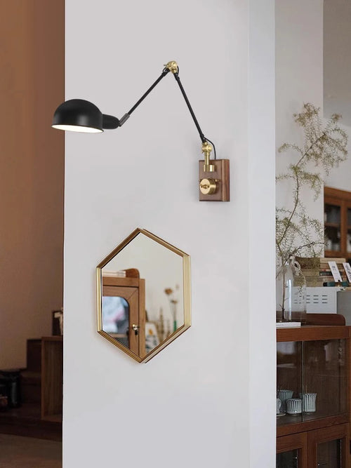 applique murale moderne à bras long luminaire décoratif d'intérieur