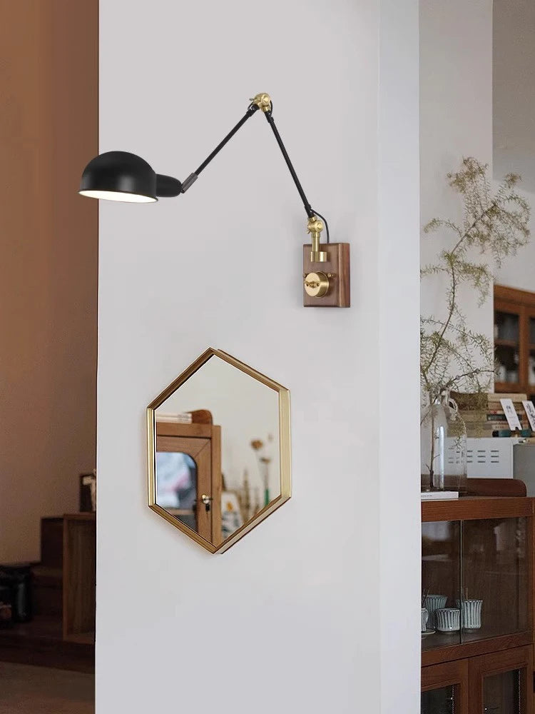 applique murale moderne à bras long luminaire décoratif d'intérieur - vue 5 sur 7