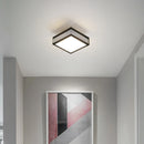 Minimalist nordic square LED ceiling light decorative indoor fixture