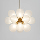 Modern nordic coloured glass LED decorative pendant light