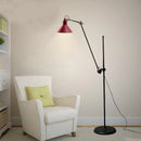 lampadaire vintage réglable pour lecture et éclairage général