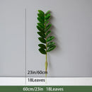 Artificial tropical money tree realistic decorative plastic plant