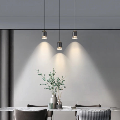 lustre led moderne décoratif d'escalier rotatif duplex nordique