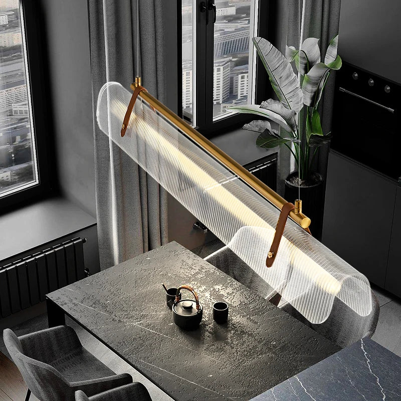 Nordic tricolour designer pendant light for contemporary spaces - vue 5 sur 12