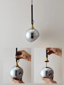 suspension led sphérique magnétique angle réglable nordique