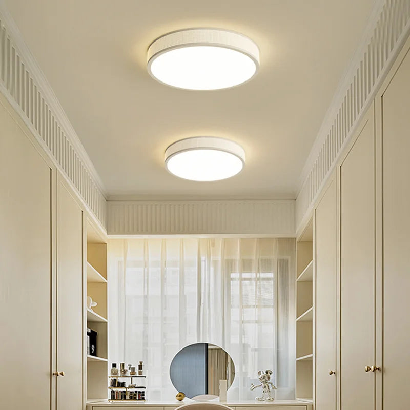 qiyimei plafonnier led style cercle carré décoratif - vue 6 sur 22