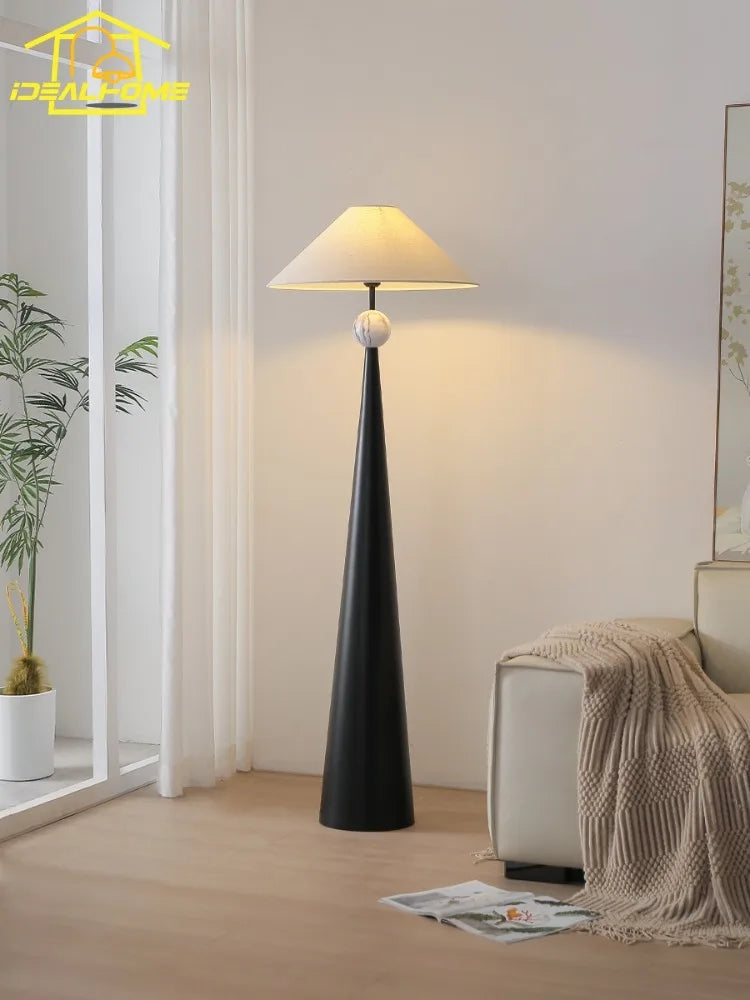 lampadaire design rétro japonais wabi-sabi art zen moderne décoratif - vue 3 sur 7