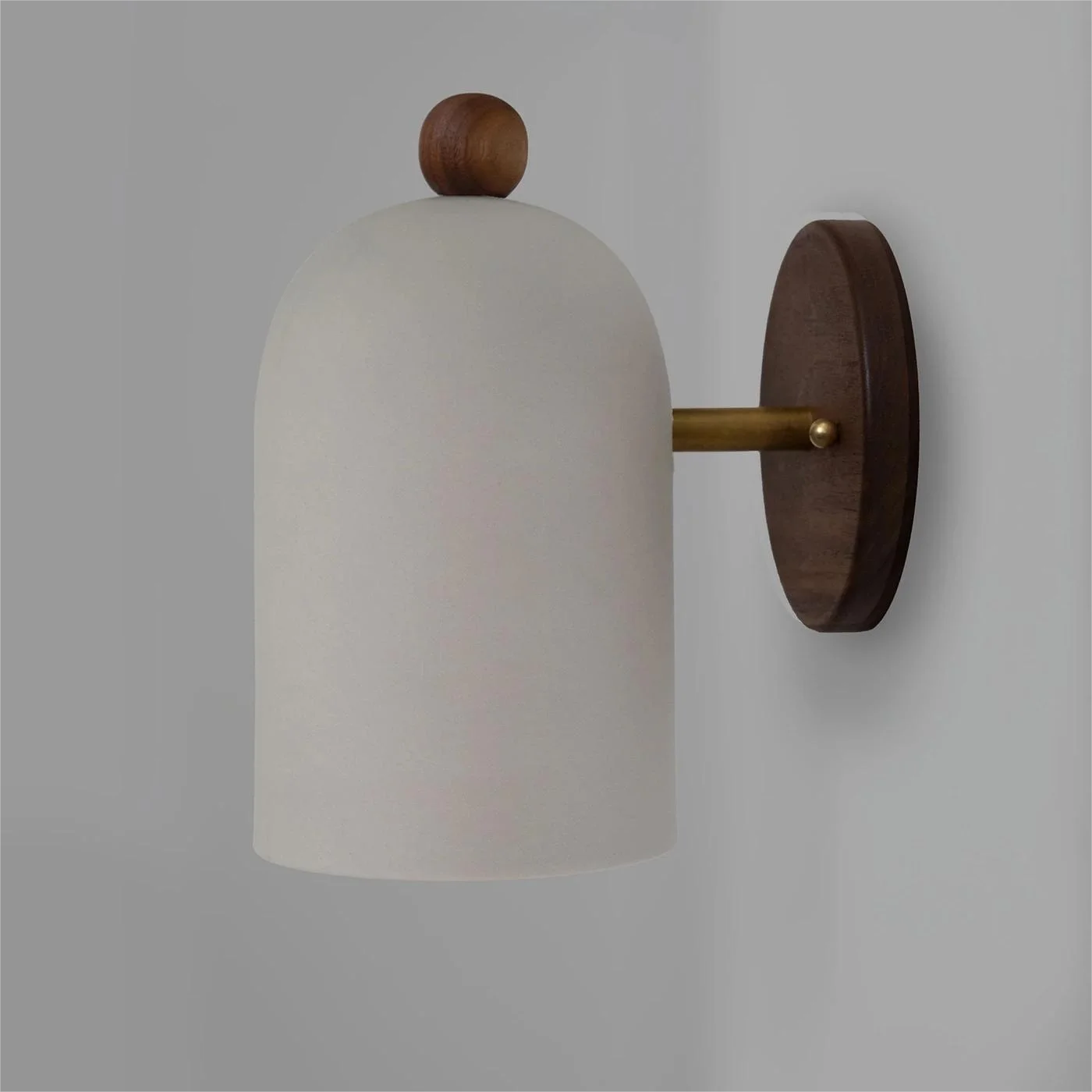 applique murale nordique en noyer style wabi sabi zen ambiance japonaise - vue 10 sur 10